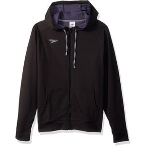 Speedo UnisexAdult Jacket Sweatshirt Full Zip Hoodie Team Warm UpBlack Heather