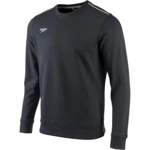 Speedo UnisexAdult Sweatshirt Crew Neck Pull Over Team Warm UpSpeedo Black