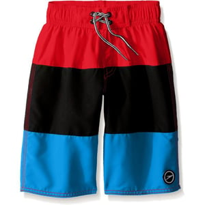 Speedo Boys Swim Trunk Knee Length Blocked VolleyDiscontinuedAtomic Red