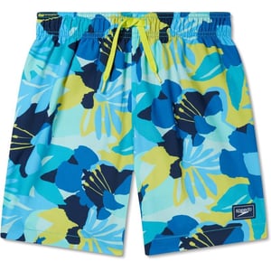 Speedo Boys Swim Trunk Mid Length Redondo PrintedAqua Burst