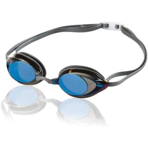 Speedo UnisexAdult Swim Goggles Mirrored Vanquisher 20Blue Thunder