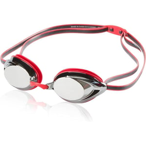 Speedo UnisexAdult Swim Goggles Mirrored Vanquisher 20Speedo Red