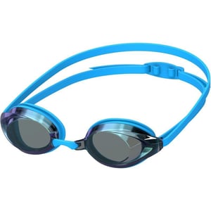 Speedo UnisexAdult Swim Goggles Mirrored Vanquisher 20Tlat Aero BlueSteelIrismirror