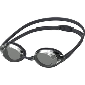 Speedo UnisexAdult Swim Goggles Mirrored Vanquisher 20Tlat BlackSteelSilvermirror