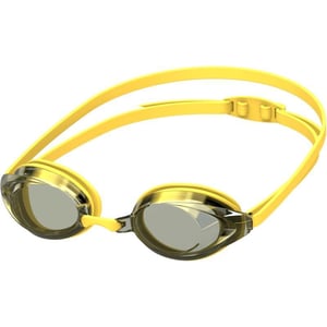 Speedo UnisexAdult Swim Goggles Mirrored Vanquisher 20Tlat Bright GoldSteelGoldmirror