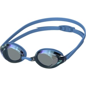 Speedo UnisexAdult Swim Goggles Mirrored Vanquisher 20Tlat NavySteelIrismirror