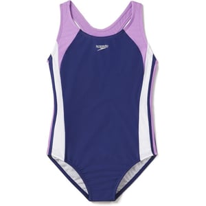 Speedo Girls Swimsuit One Piece Infinity Splice Thick Strap2023 Sweet Taro