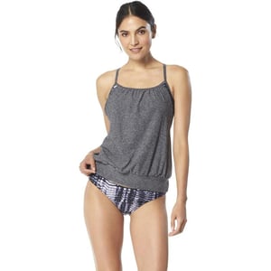 Speedo Womens Swimsuit Top Tankini BlousonGrey