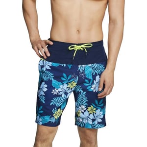 Mens Swim Trunk Knee Length Boardshort Bondi PrintedCapri Breeze