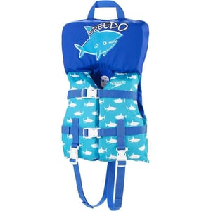 Speedo Baby Swim Infant Begin to Swim Flotation Life VestBlue AtollWhite Sharks