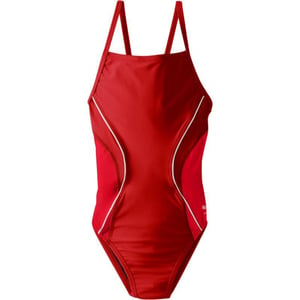 Speedo Big Girls Revolve Splice Energy Back Swimsuit22 Speedo Red