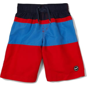 Speedo Boys Swim Trunk Knee Length Blocked VolleyHigh Risk Red