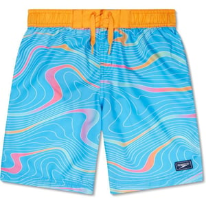 Speedo Boys Swim Trunk Knee Length Boardshort EBoard PrintedTide Tracker