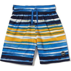 Speedo Boys Swim Trunk Mid Length Redondo PrintedRiver Current Peacoat