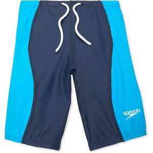 Speedo Boys Swimsuit Jammer Begin to Swim SolidWashed Navy