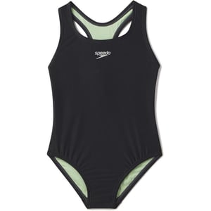 Speedo Girls Swimsuit One Piece Closed Racerback2023 Anthracite