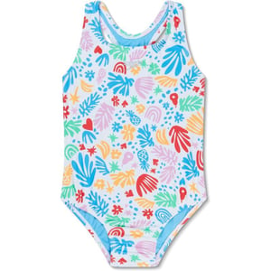 Speedo Girls Swimsuit One Piece Closed RacerbackCot Dazur Collage