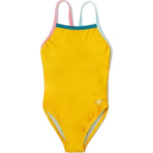 Speedo Girls Swimsuit One Piece Thin StrapsRadiant Yellow