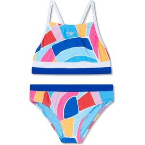 Speedo Girls Swimsuit Two Piece Bikini SetAzure Allure