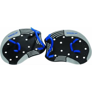 Speedo IM Tech Swim Training PaddlesBlackBlue