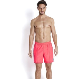 Speedo Mens Checked Swim ShortsRed