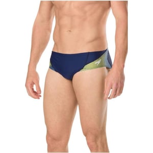 Speedo Mens Hydro amp Brief powerflex eco SwimsuitNavyGold