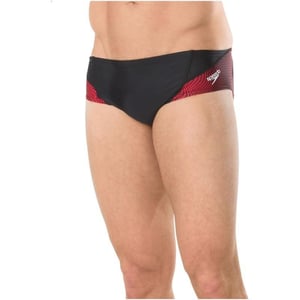 Speedo Mens Hydro amp Brief powerflex eco SwimsuitSpeedo Red