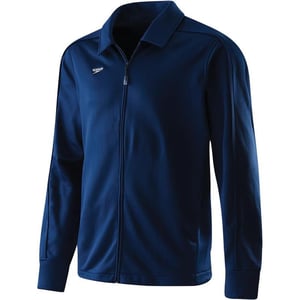 Speedo Mens Jacket Full Zip Collard Streamline Team Warm UpNavy