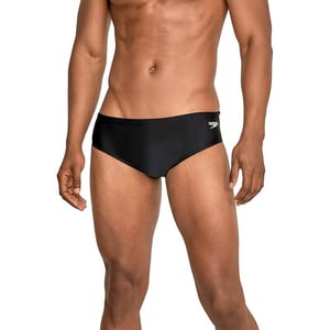 Speedo Mens Standard Swimsuit Brief Eco Prolt Solid AdultSolid Speedo Black