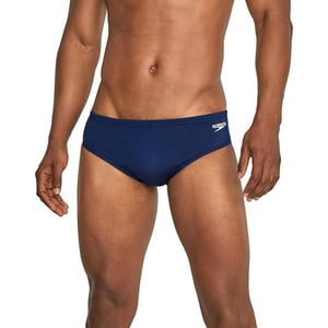 Speedo Mens Standard Swimsuit Brief Eco Prolt Solid AdultSolid Speedo Navy