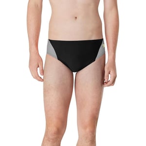 Speedo Mens Standard Swimsuit Brief Eco Prolt Solid AdultSplice Team Black