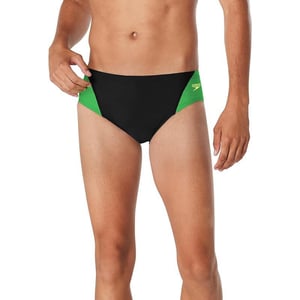 Speedo Mens Standard Swimsuit Brief Eco Prolt Solid AdultSplice Team Bright Green