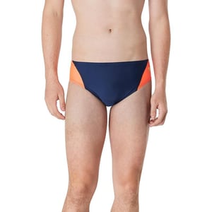 Speedo Mens Standard Swimsuit Brief Eco Prolt Solid AdultSplice Team NavyRed