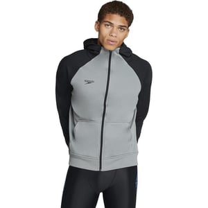 Speedo Mens Sweatshirt Full Zip Hooded Jacket Team Warm UpMonument