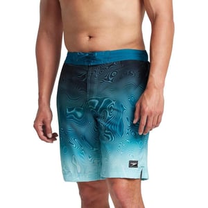 Speedo Mens Swim Trunk Knee Length Boardshort Bondi Printed20 Abyss Blend Anthracite