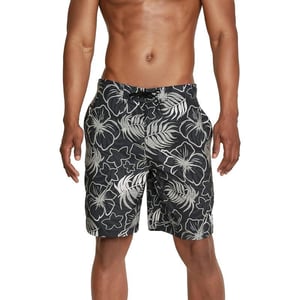 Speedo Mens Swim Trunk Knee Length Boardshort Bondi Printed20 Blend Anthracite