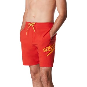 Speedo Mens Swim Trunk Knee Length Boardshort Bondi Printed20 Boom Molten Lava