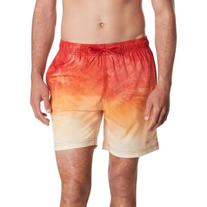 Speedo Mens Swim Trunk Mid Length SeasideOmbre Molten Lava