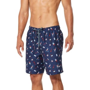 Speedo Mens Swim Trunk Mid Length SeasideRwb Speedo Navy