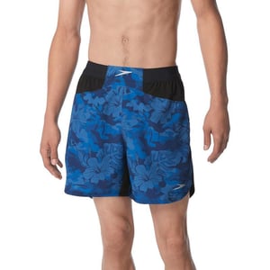 Speedo Mens Swim Trunk Short Length Fitness TrainingTropical Peacoat