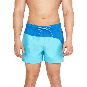 Speedo Mens Swim Trunk Short Length Redondo SolidBlock Blue Atoll