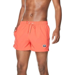 Speedo Mens Swim Trunk Short Length Redondo SolidHot Coral