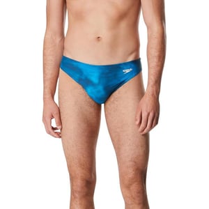 Speedo Mens Swimsuit Brief Creora Highclo PrintedFlare Moonlit Ocean