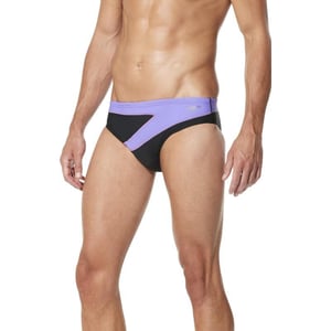 Speedo Mens Swimsuit Brief Endurance Lite Turnz PrintedDiscontinuedLavender Purple