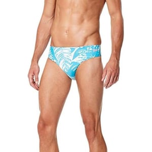 Speedo Mens Swimsuit Brief Endurance Lite Turnz PrintedDiscontinuedNew Turquoise