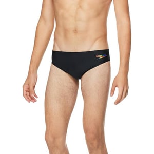 Speedo Mens Swimsuit Brief Endurance The One GraphicPride Anthracite