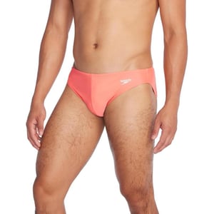 Speedo Mens Swimsuit Brief PowerFlex Eco SolarCupid Coral