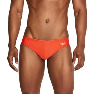 Speedo Mens Swimsuit Brief PowerFlex Eco SolarSpicy Orange