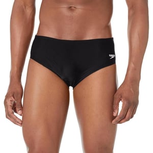 Speedo Mens Swimsuit Brief Powerflex Eco Solid AdultNew Black