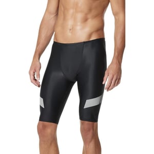 Speedo Mens Swimsuit Jammer Powerflex Eco BarSpeedo Black